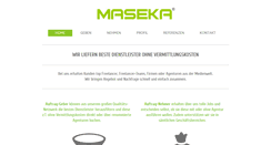 Desktop Screenshot of maseka.de